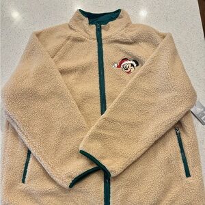 Disney Cream Fleece with Mickey Patch